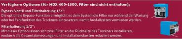 MDX 6500, mit autom. Kondensatableiter MARK-Kältetrockner